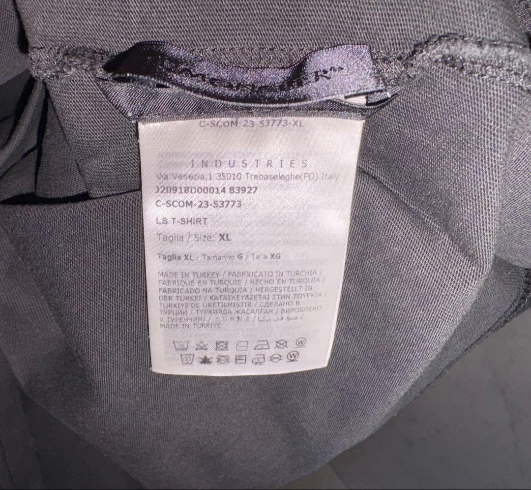 MONCLER ブラック 長袖カットソー