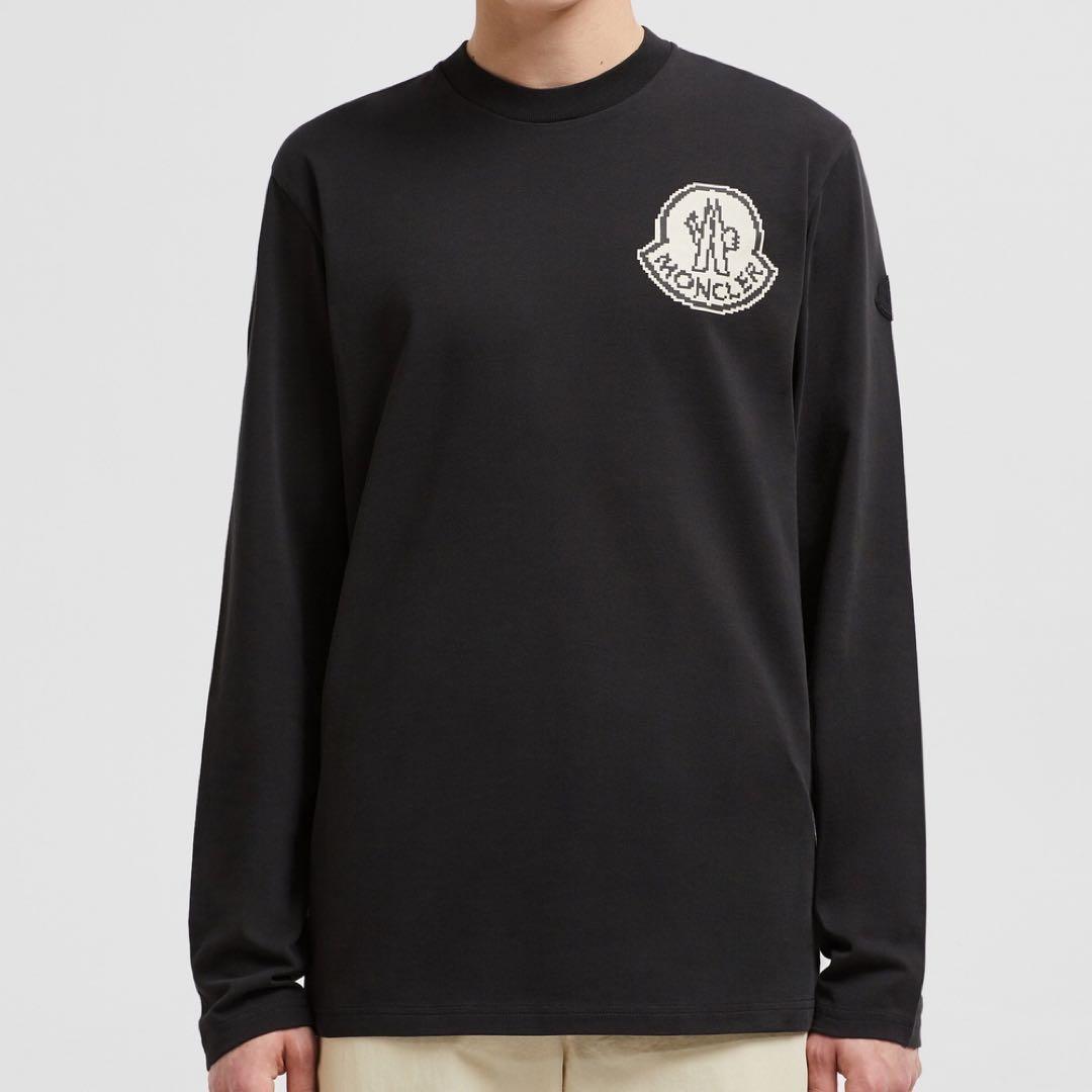 MONCLER ブラック 長袖カットソー