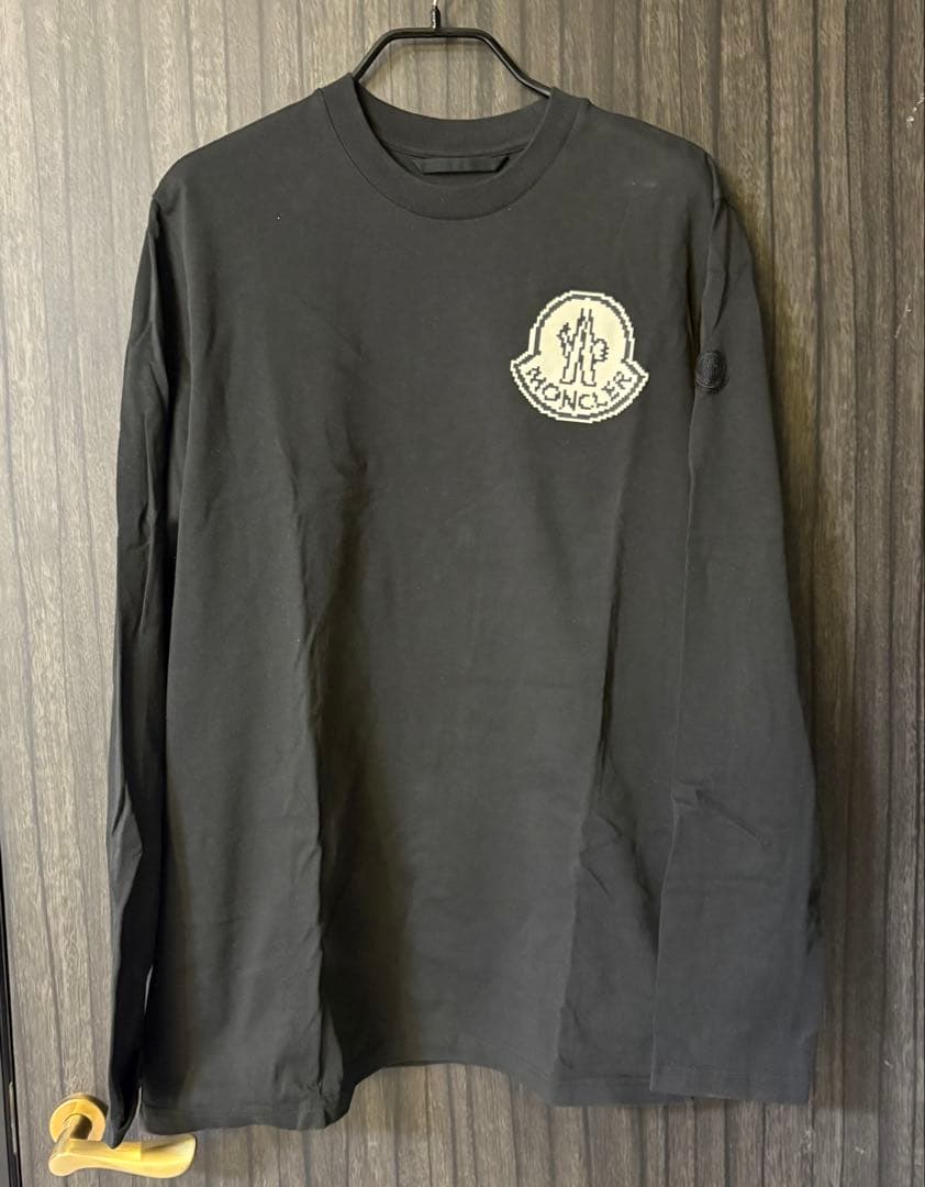 MONCLER ブラック 長袖カットソー