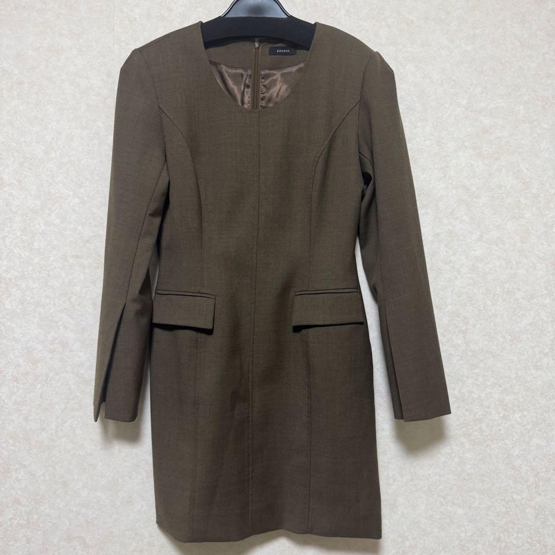 anuans ボクシーミニワンピース