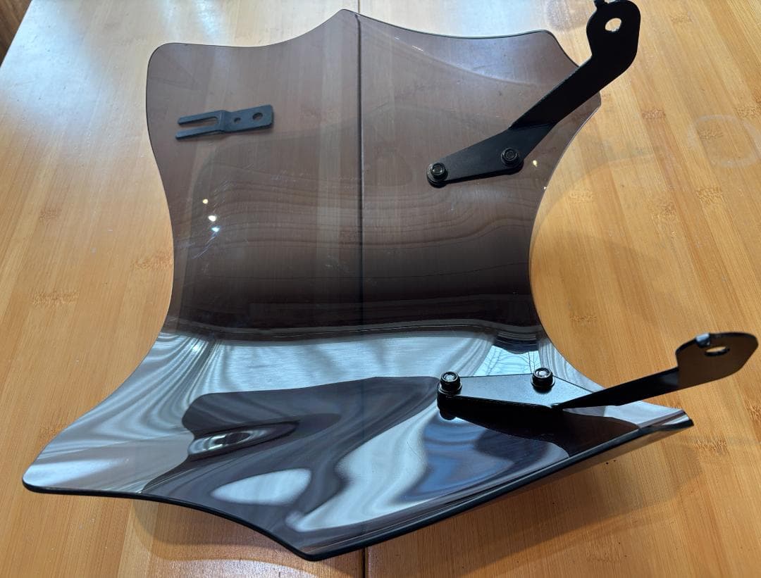 W650　デイトナ（Daytona） ブラストバリアースモークと専用ステー