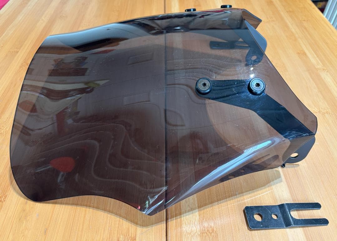 W650　デイトナ（Daytona） ブラストバリアースモークと専用ステー