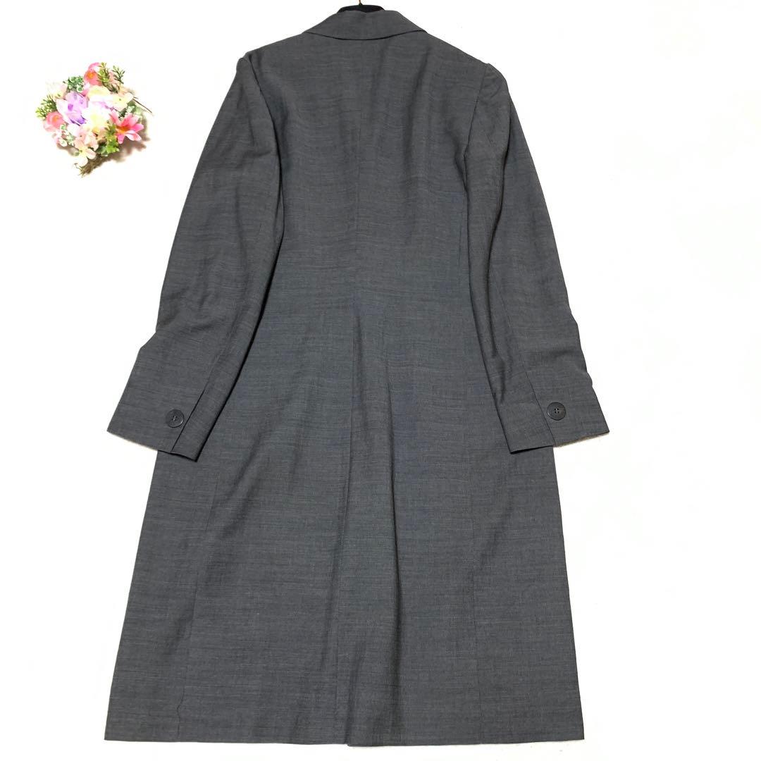 ★ しえな様　マックスマーラ　ロングチェスターコート　グレー　伸縮　L