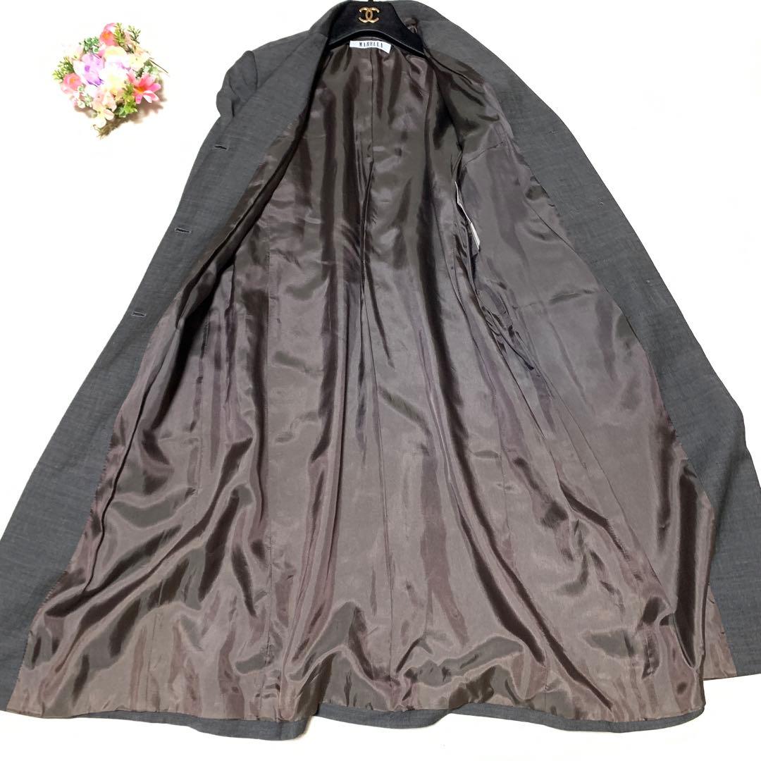 ★ しえな様　マックスマーラ　ロングチェスターコート　グレー　伸縮　L