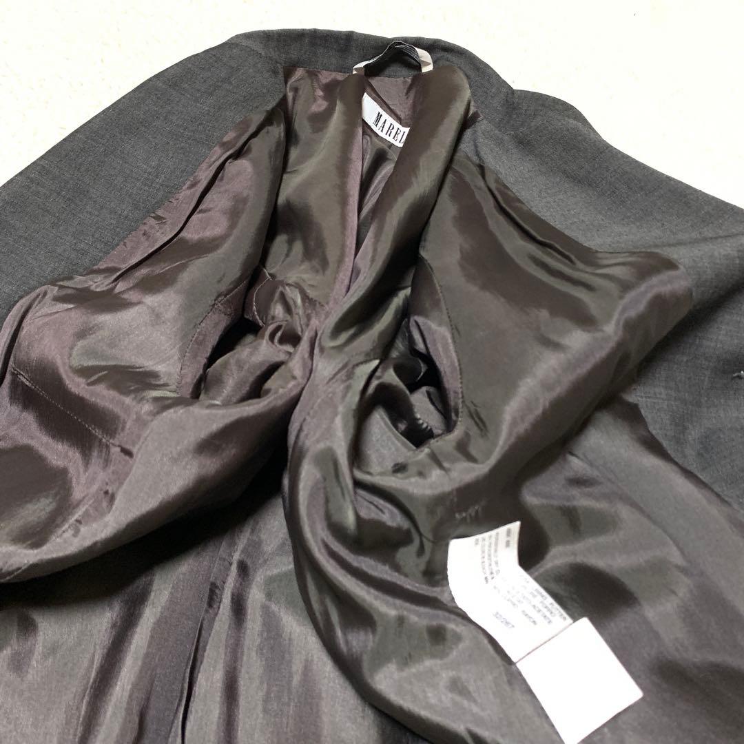 ★ しえな様　マックスマーラ　ロングチェスターコート　グレー　伸縮　L