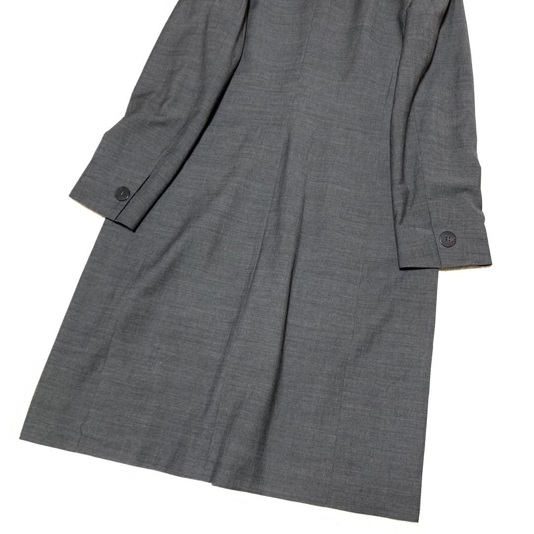 ★ しえな様　マックスマーラ　ロングチェスターコート　グレー　伸縮　L