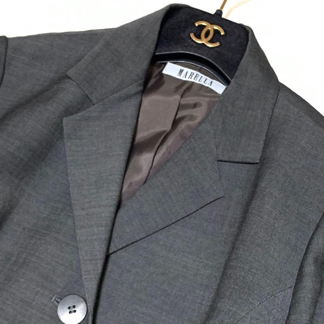 ★ しえな様　マックスマーラ　ロングチェスターコート　グレー　伸縮　L