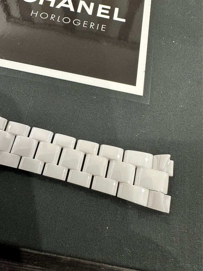 CHANEL J12 41ミリクロノグラフ用　セラミック純正ベルト