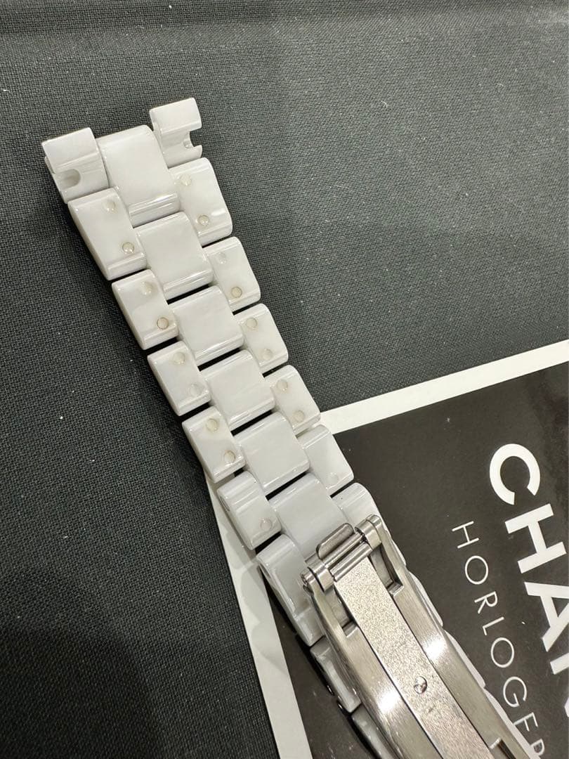 CHANEL J12 41ミリクロノグラフ用　セラミック純正ベルト