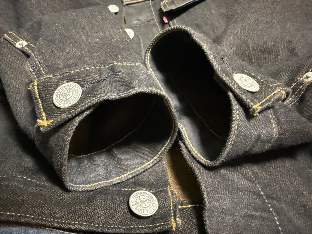 【STUSSY】levi's cotton trucker jacket L
