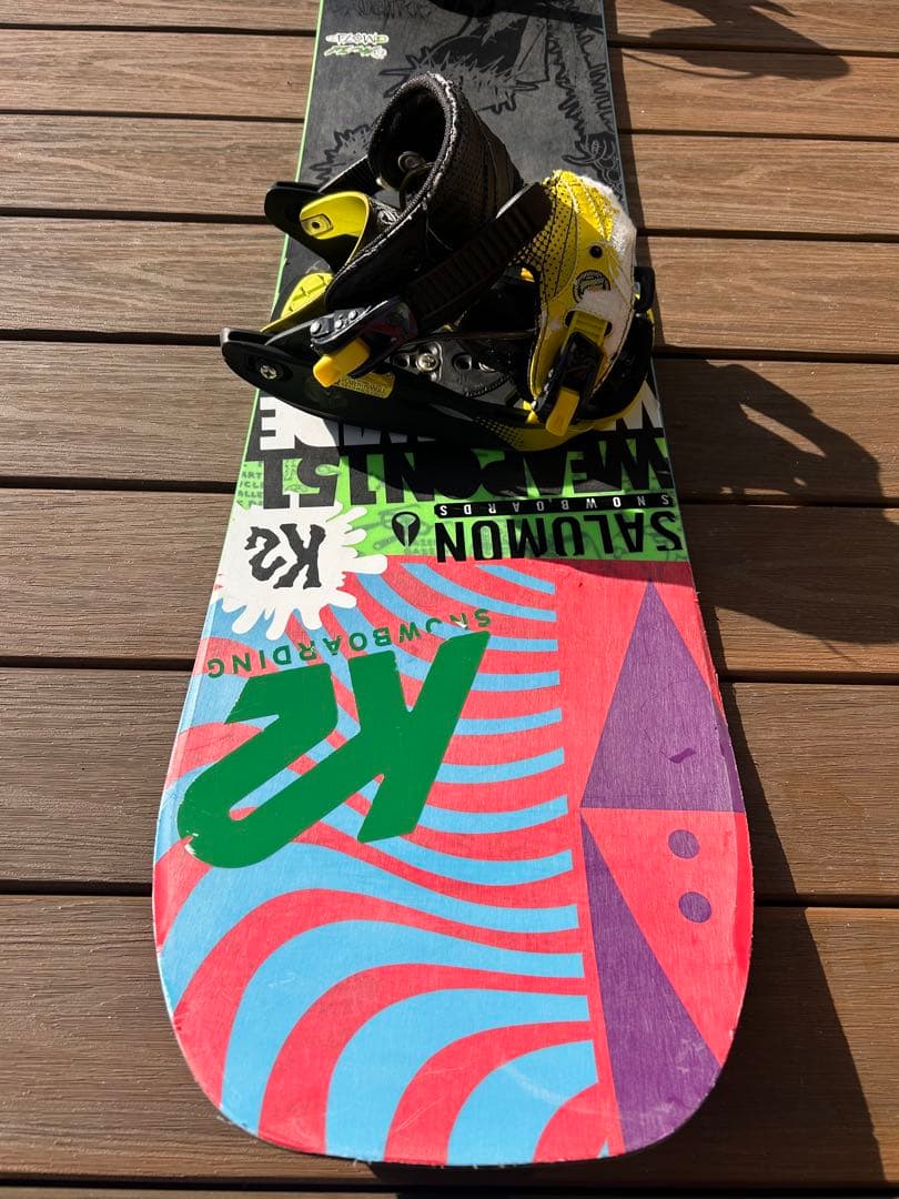 【値下】K2 スノーボード バインディング付きセット