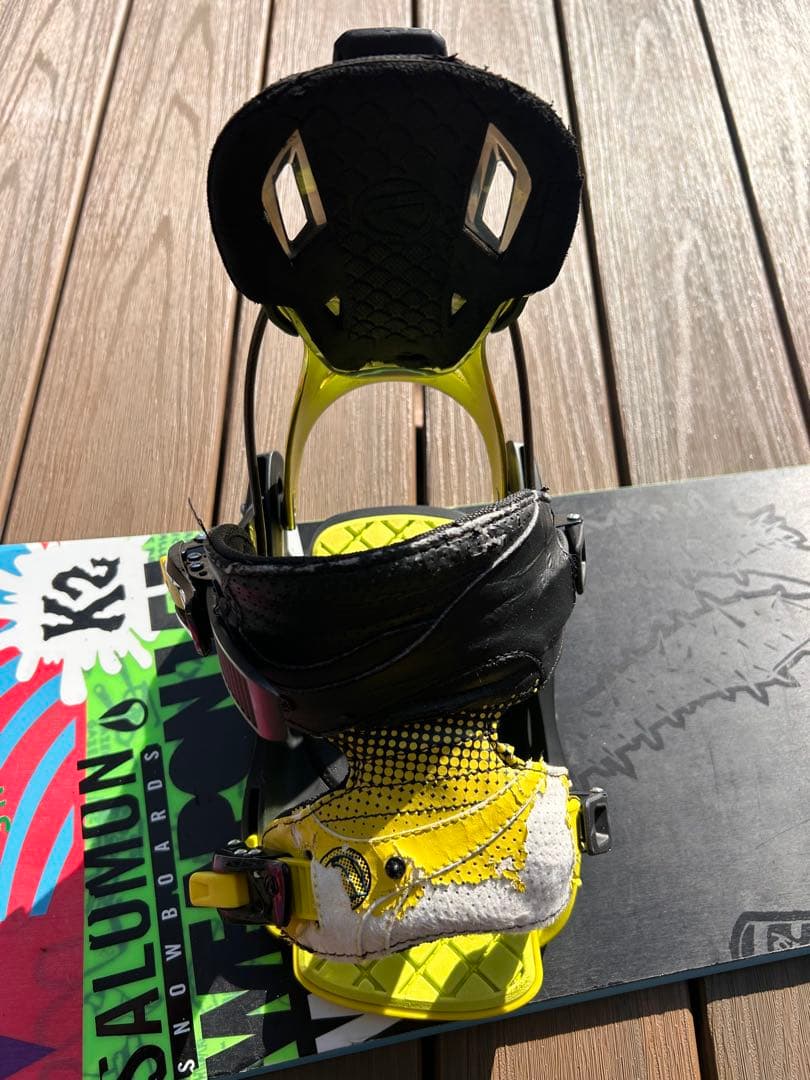 【値下】K2 スノーボード バインディング付きセット