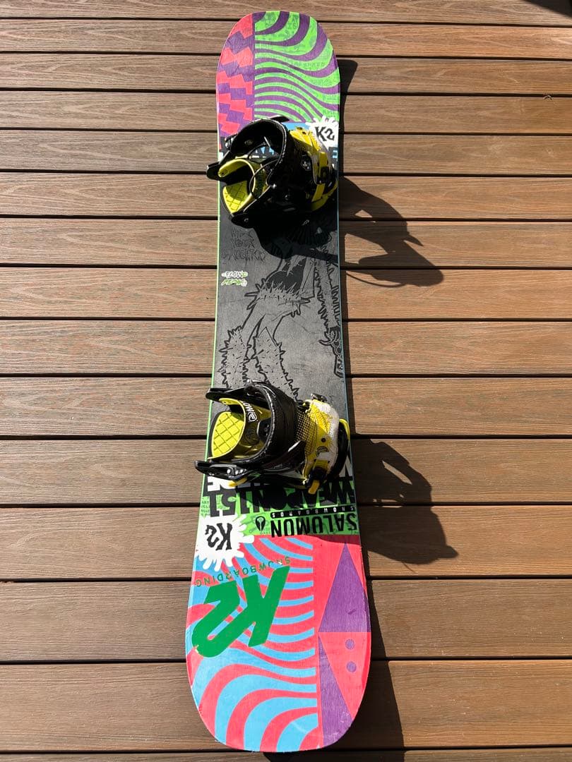 【値下】K2 スノーボード バインディング付きセット