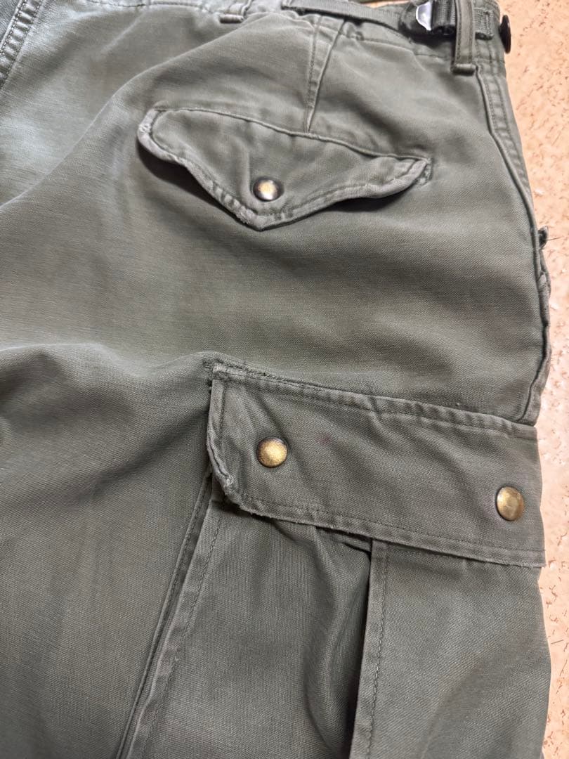 50's U.S.ARMY M-51 剥き出しスナップボタン フィールドパンツ