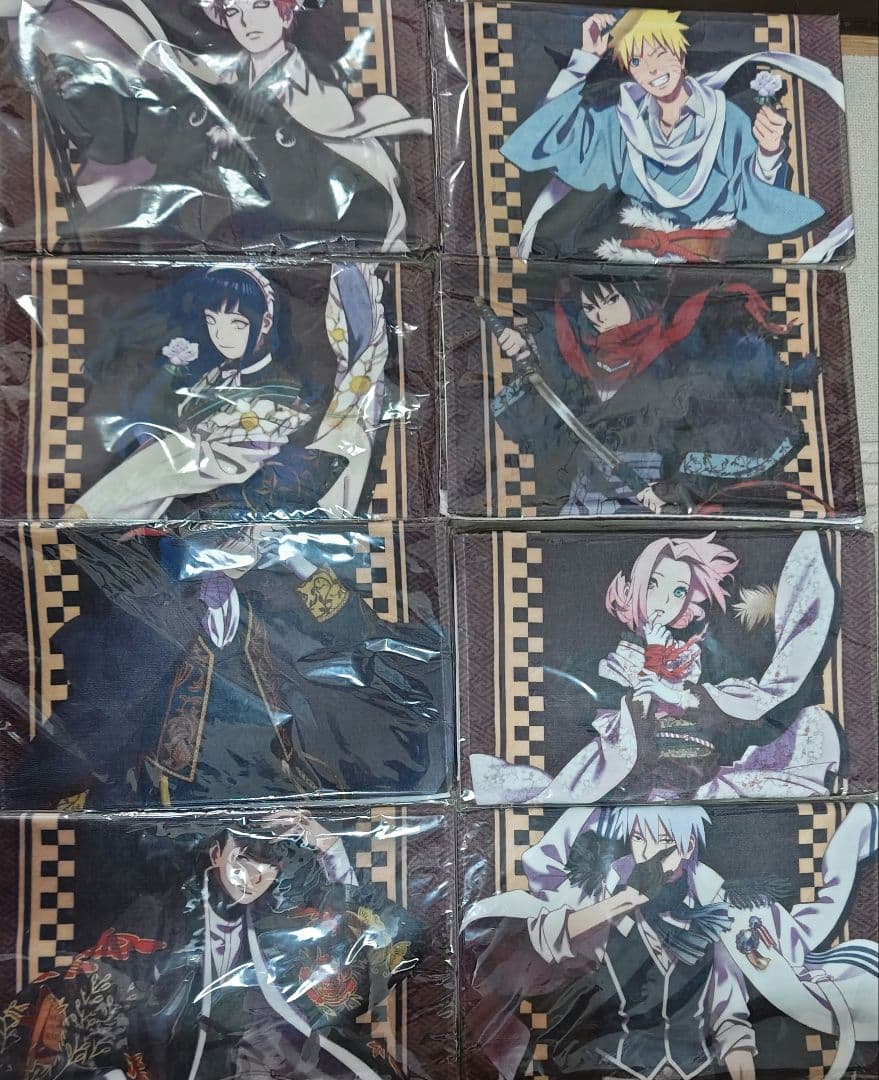 NARUTO　フェイスタオル 富士急ハイランド限定 8種コンプリートセット