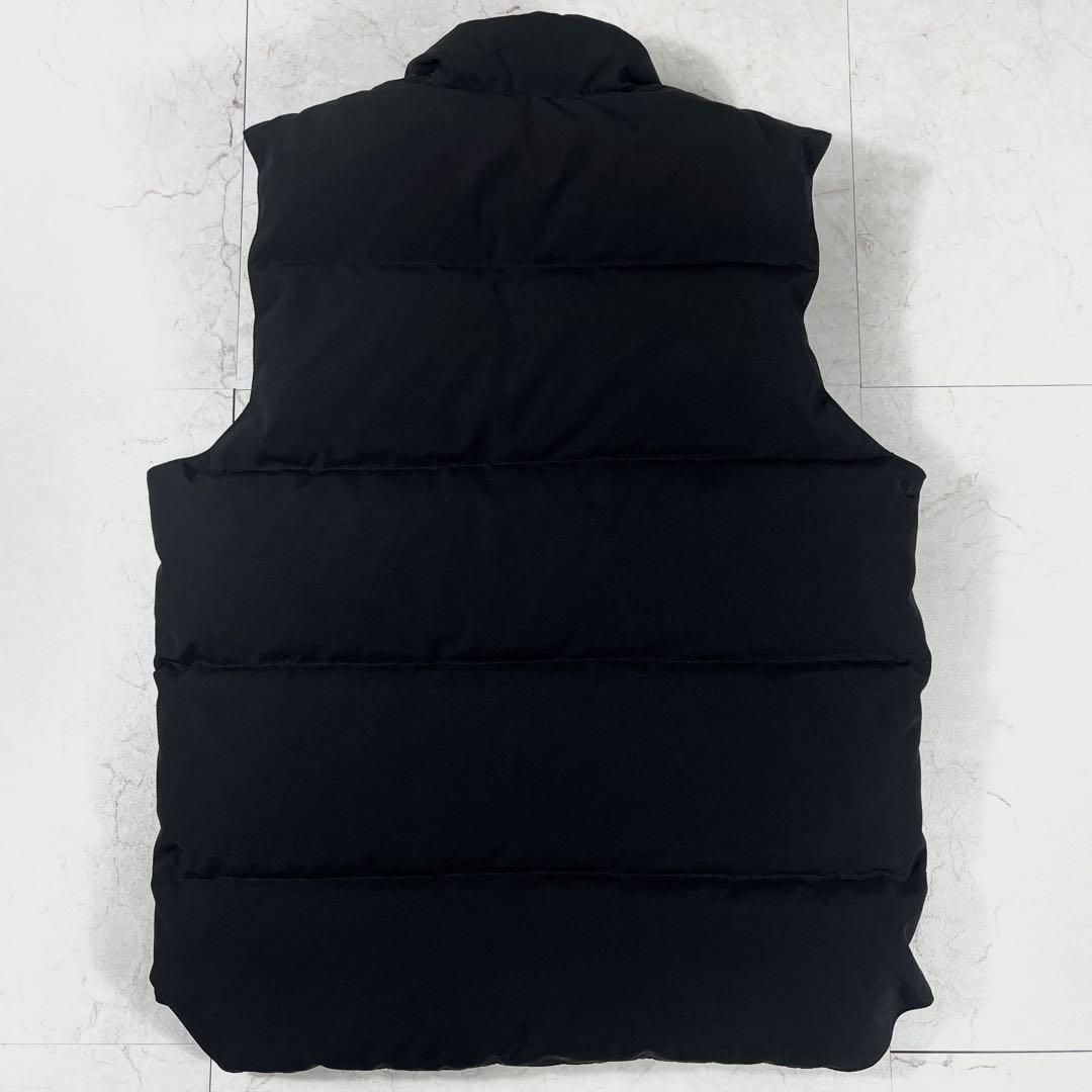 ✨カナダグース ダウンベスト ジャケット ダブルジップ ワッペン 刺繍 ブラック