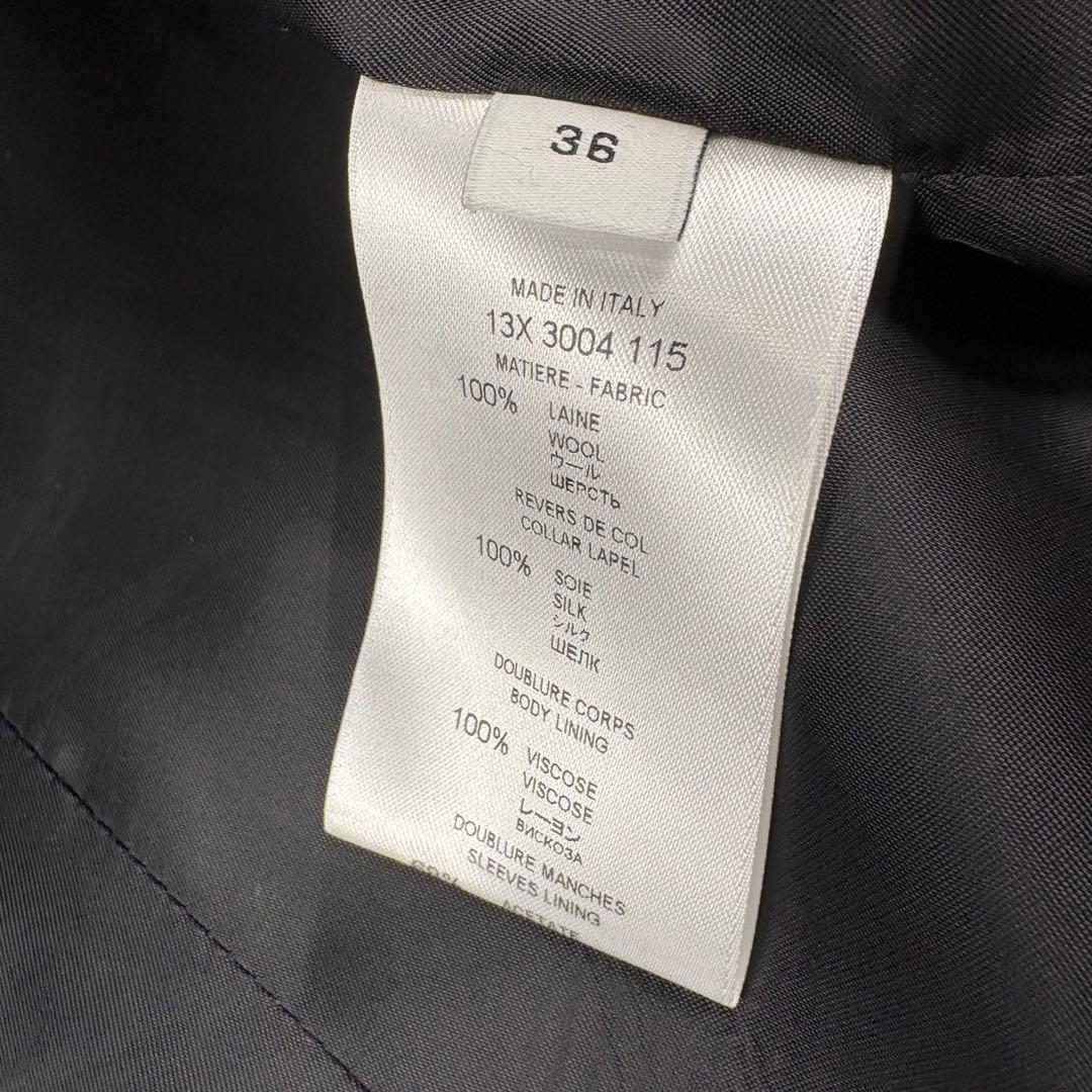 ジバンシー　テーラードジャケット　46GIVENCHY 黒　サードカルチャー