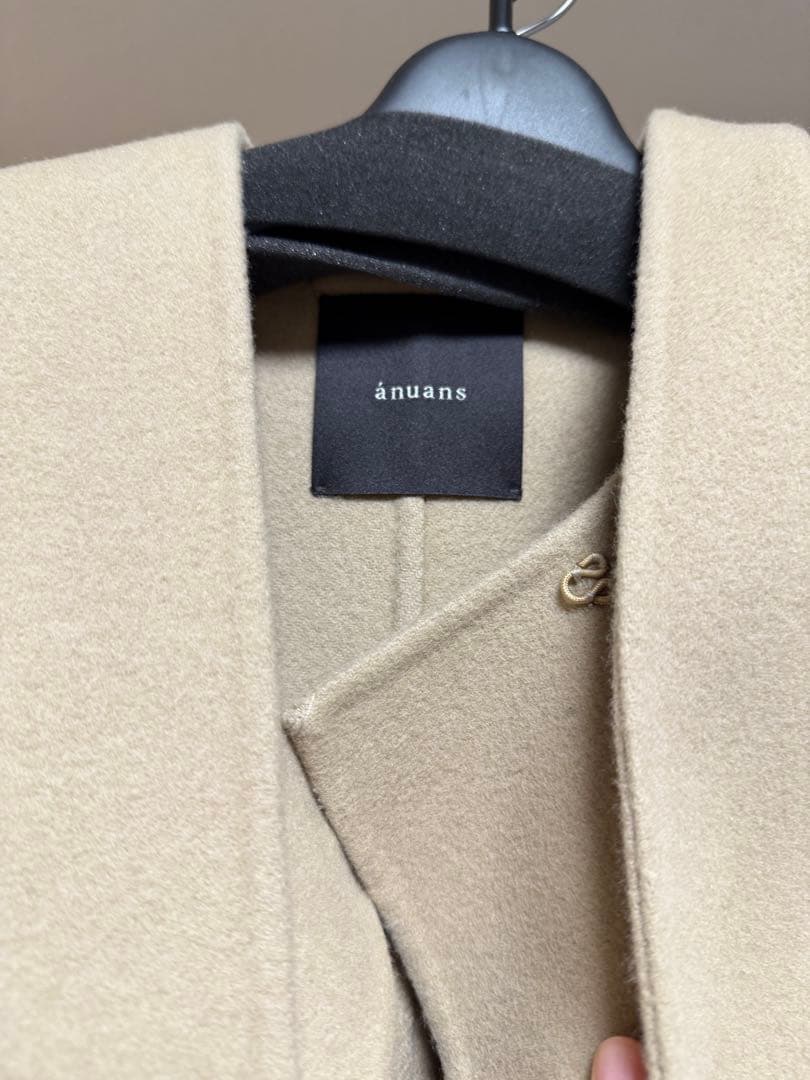 リバーウールミドルマフラーコート