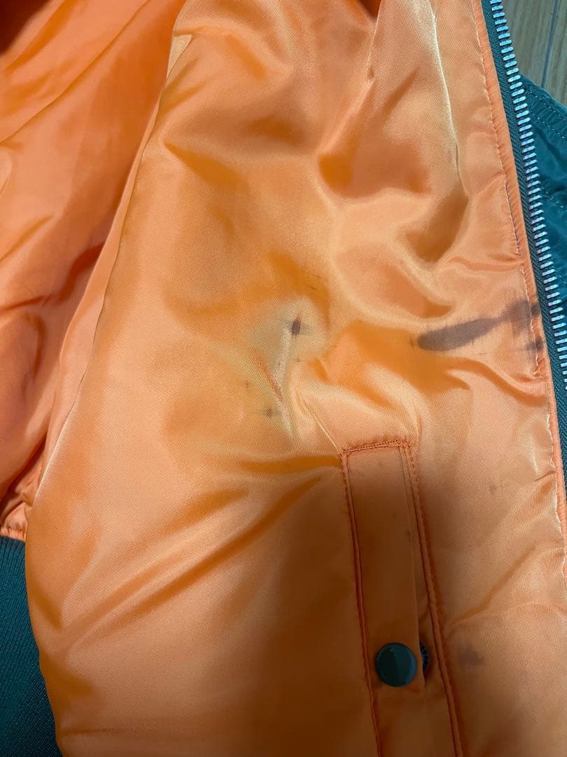 ALPHA MA-1 NIKE リメイクカーキ