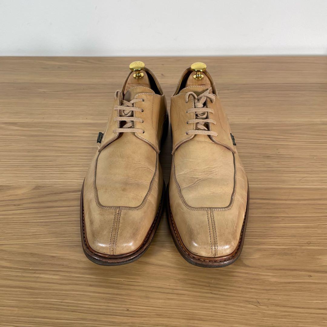 パラブーツ　ビジネスシューズ　革靴　キャメル　9.5