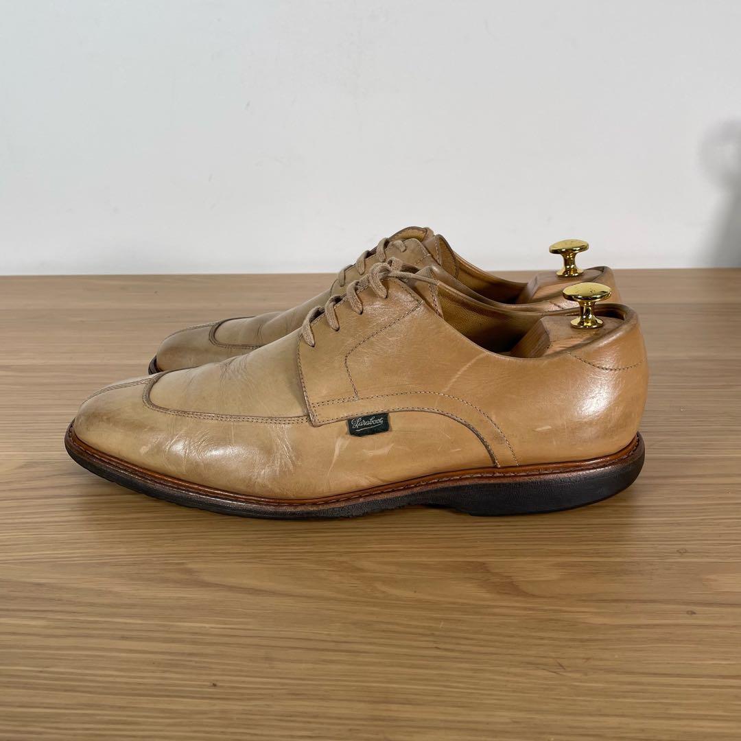 パラブーツ　ビジネスシューズ　革靴　キャメル　9.5