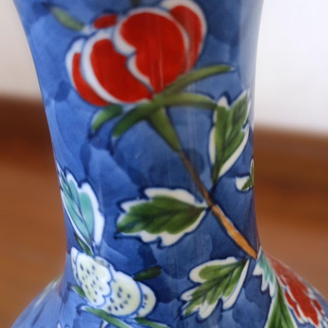 花柄　花瓶　村上玄輝？