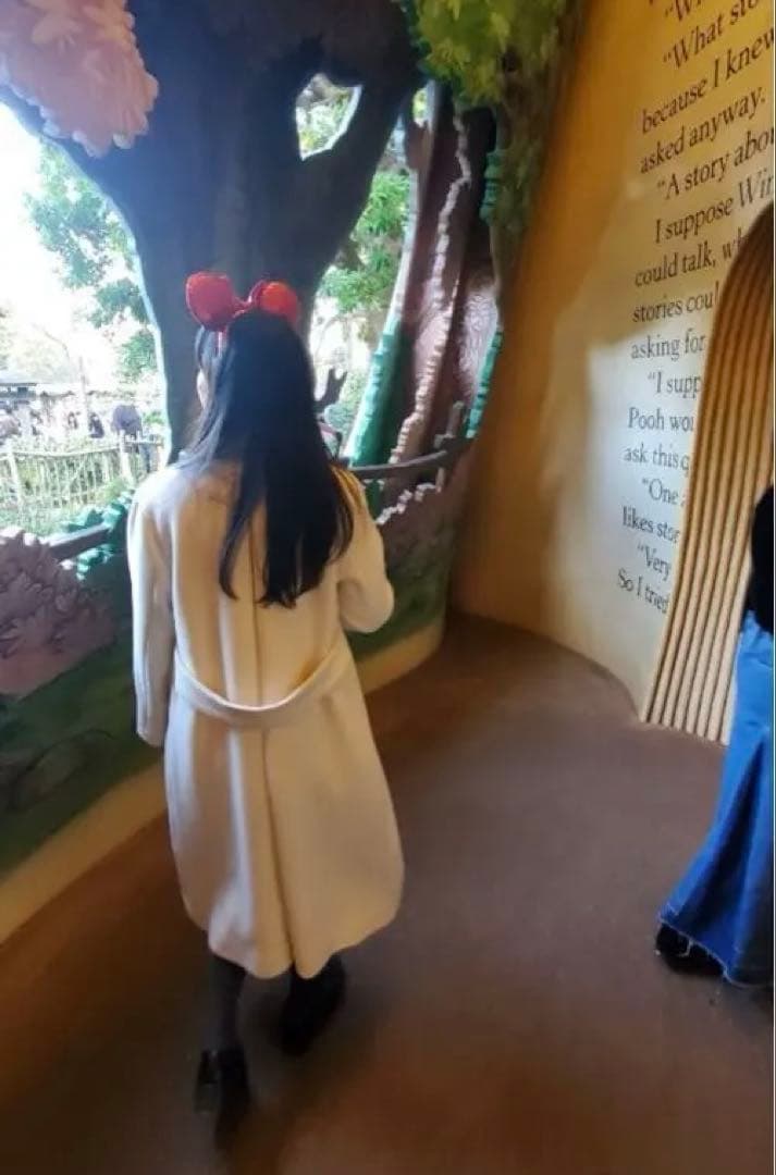 CELFORD ベルト付きホワイトロングコート