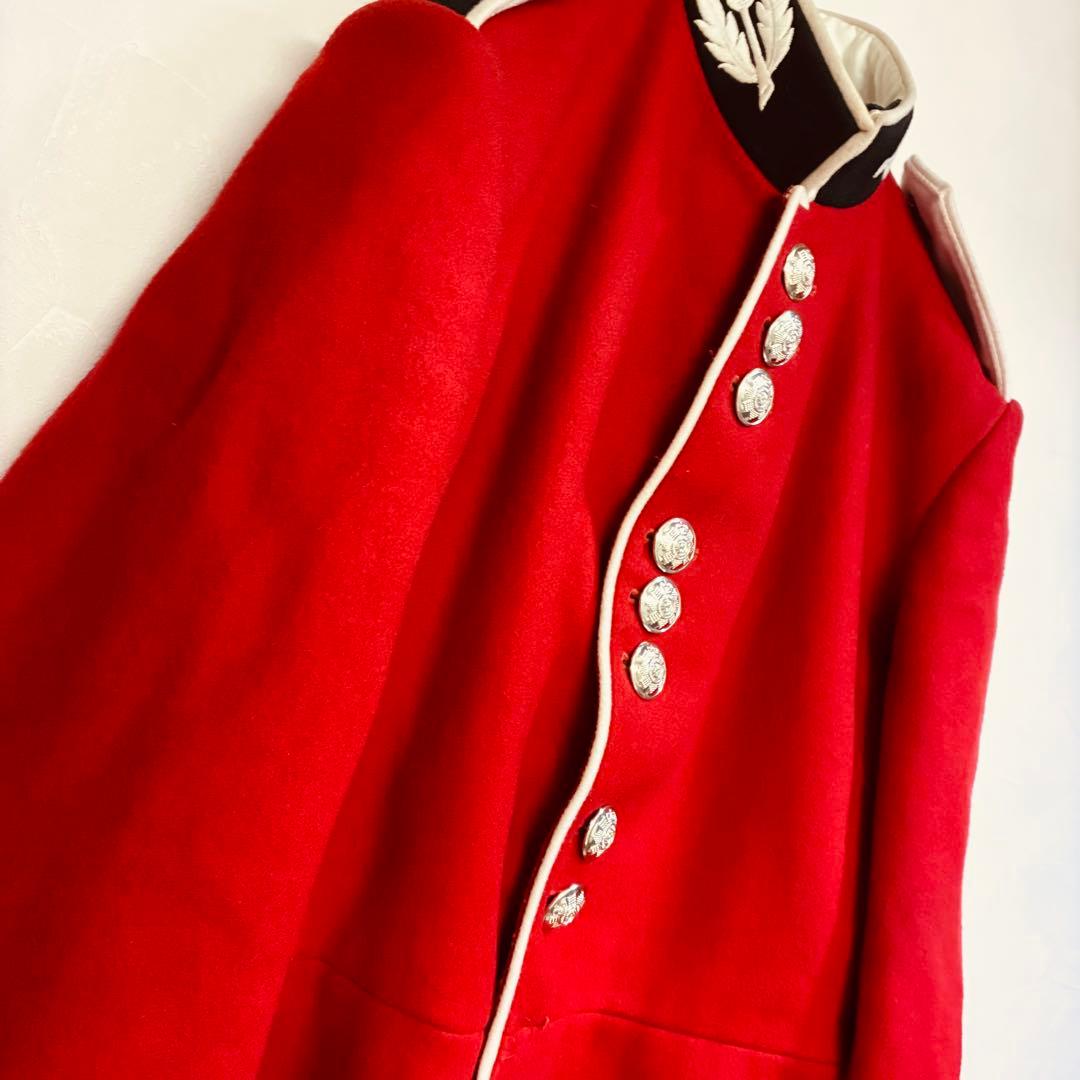 イギリス 近衛兵 ジャケット ウール RED 赤　軍服 グループサウンズ　衣装
