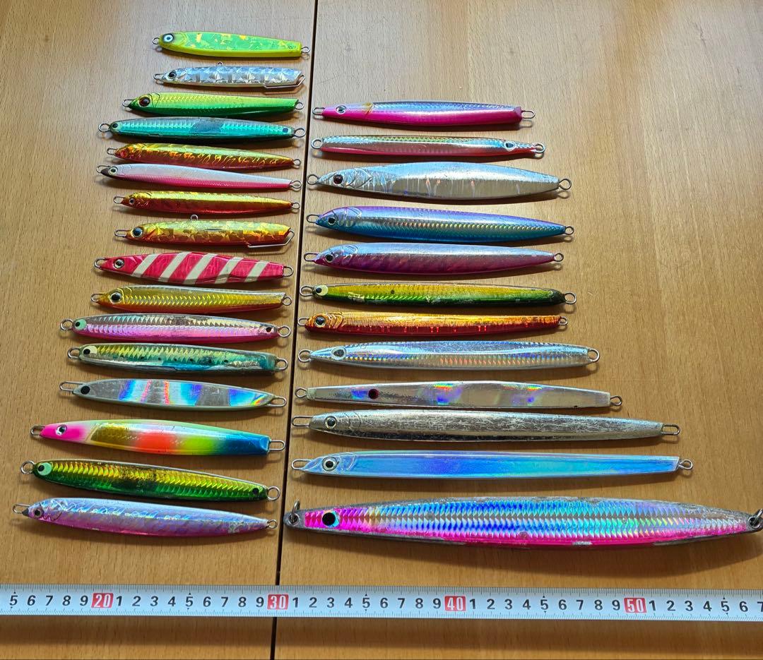 メタルジグ　ジグケース　28本セット　まとめ売り　青物、タチウオ 等