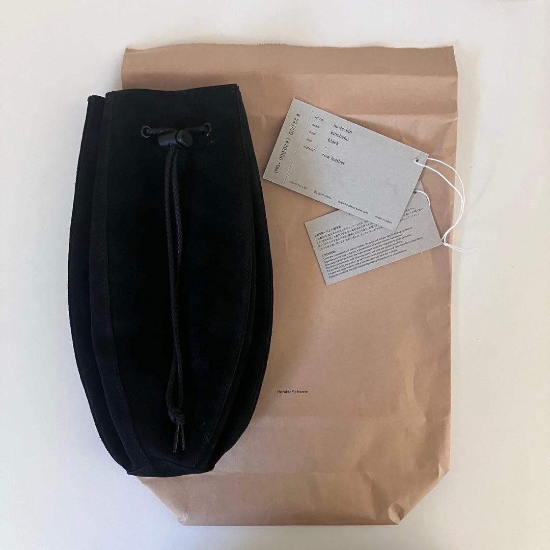 バッグ henderscheme kinchaku BLACK