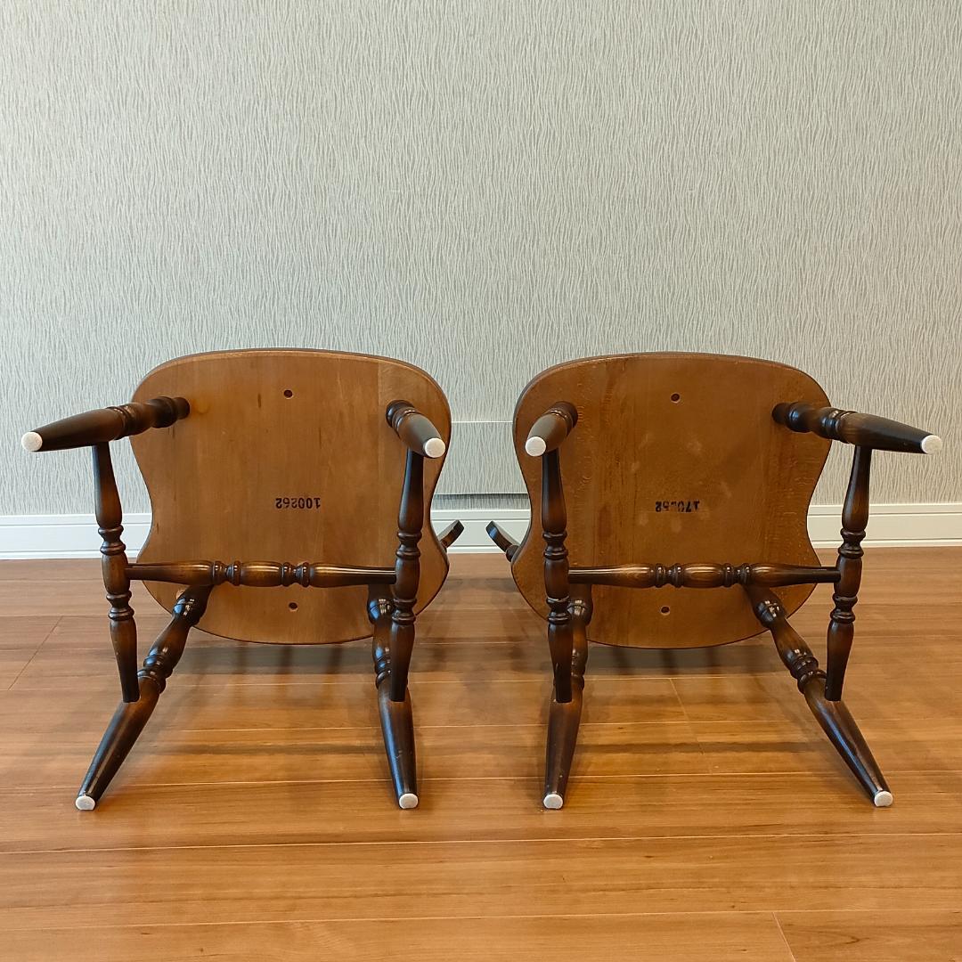 飛騨産業　キツツキ　ウィンザーチェア　2脚セット