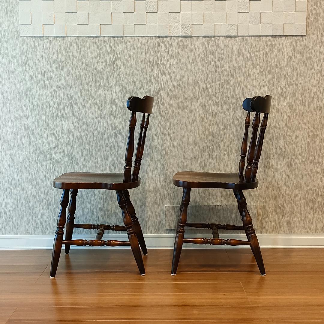 飛騨産業　キツツキ　ウィンザーチェア　2脚セット