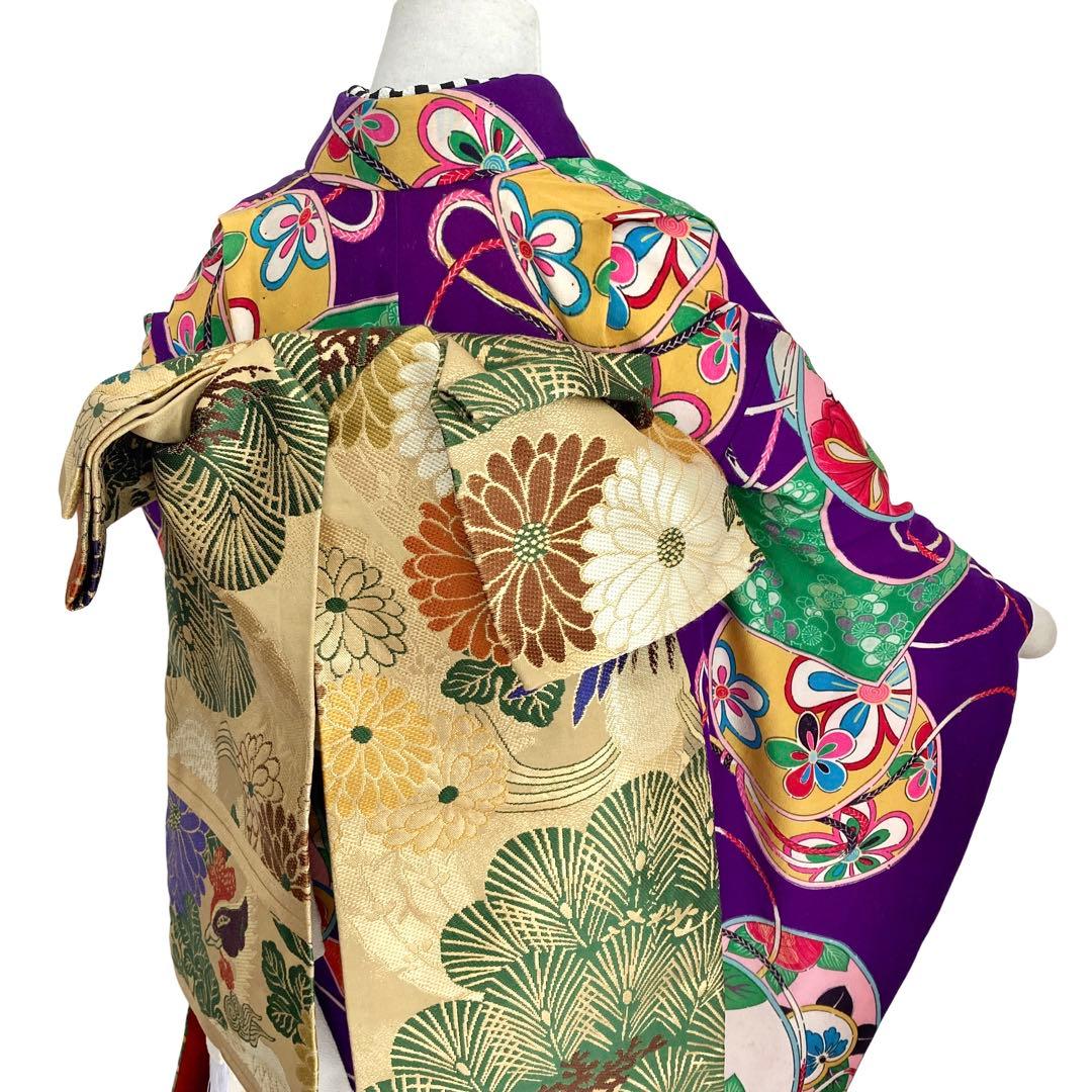 アンティーク 女の子 子供着物 昭和レトロ 大正ロマン 着物 NO3