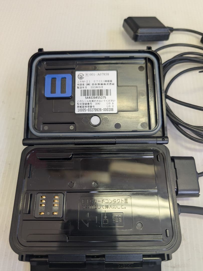 バイク用 ETC2.0 日本無線 JRM-21 アンテナ分離型 ETC