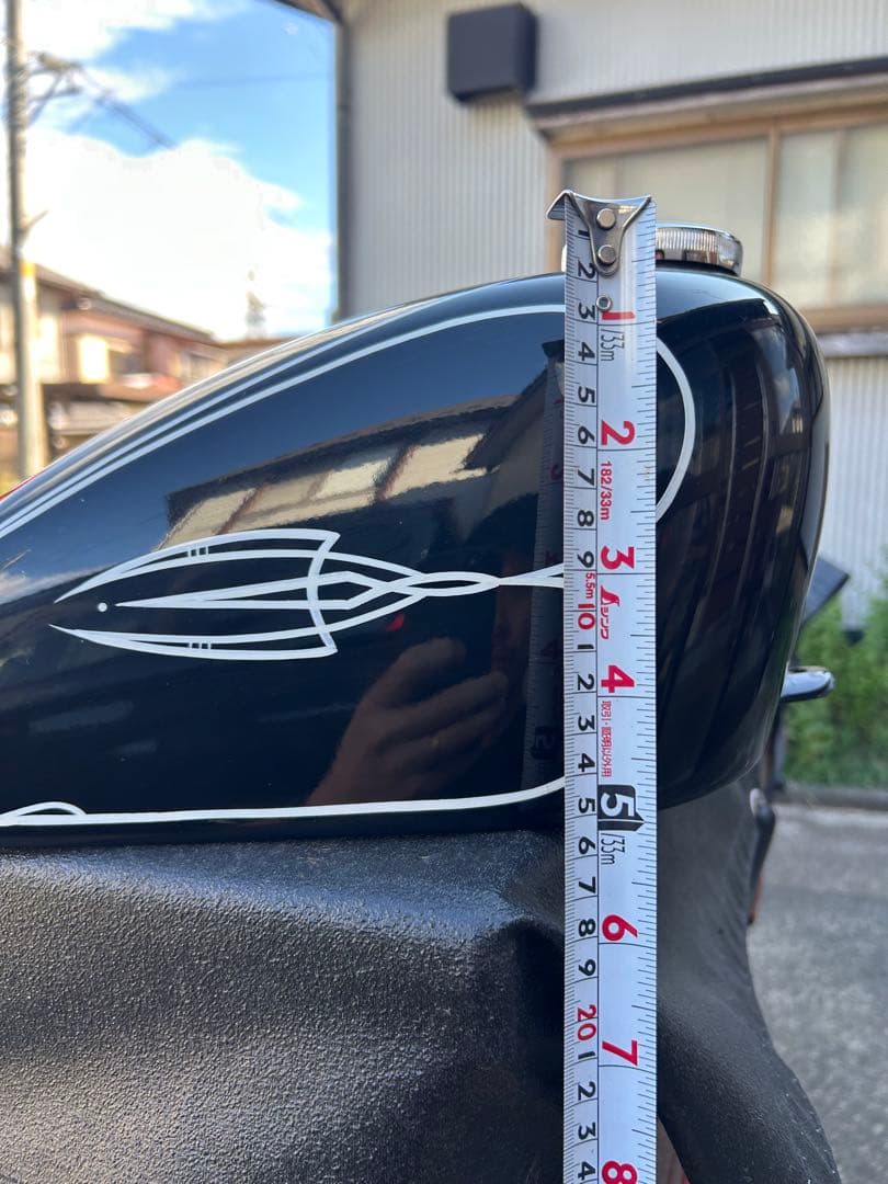 スポーツスター　タンク　社外　ピンスト　チョッパー