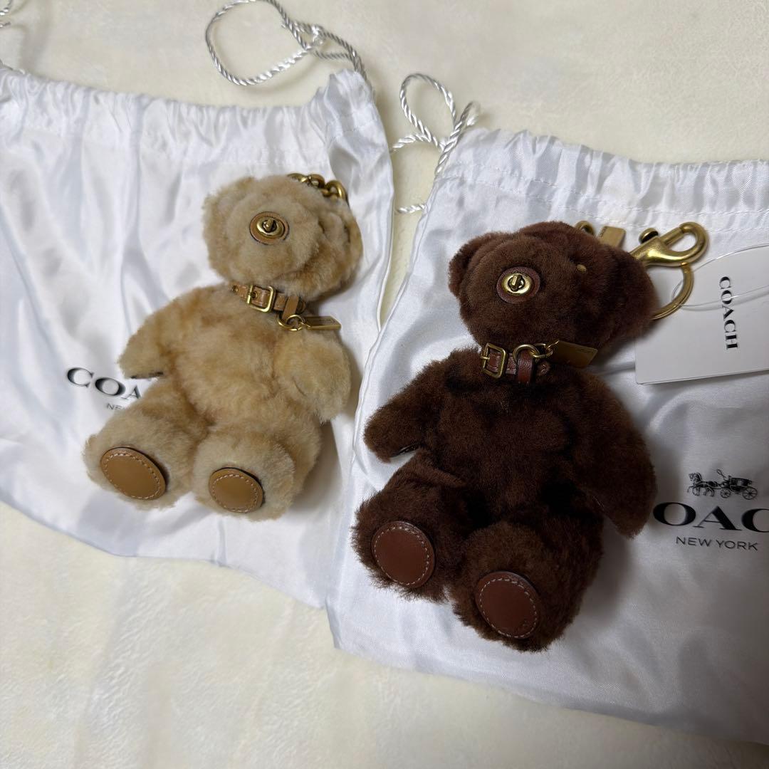 COACH ぬいぐるみストラップ 2色セット