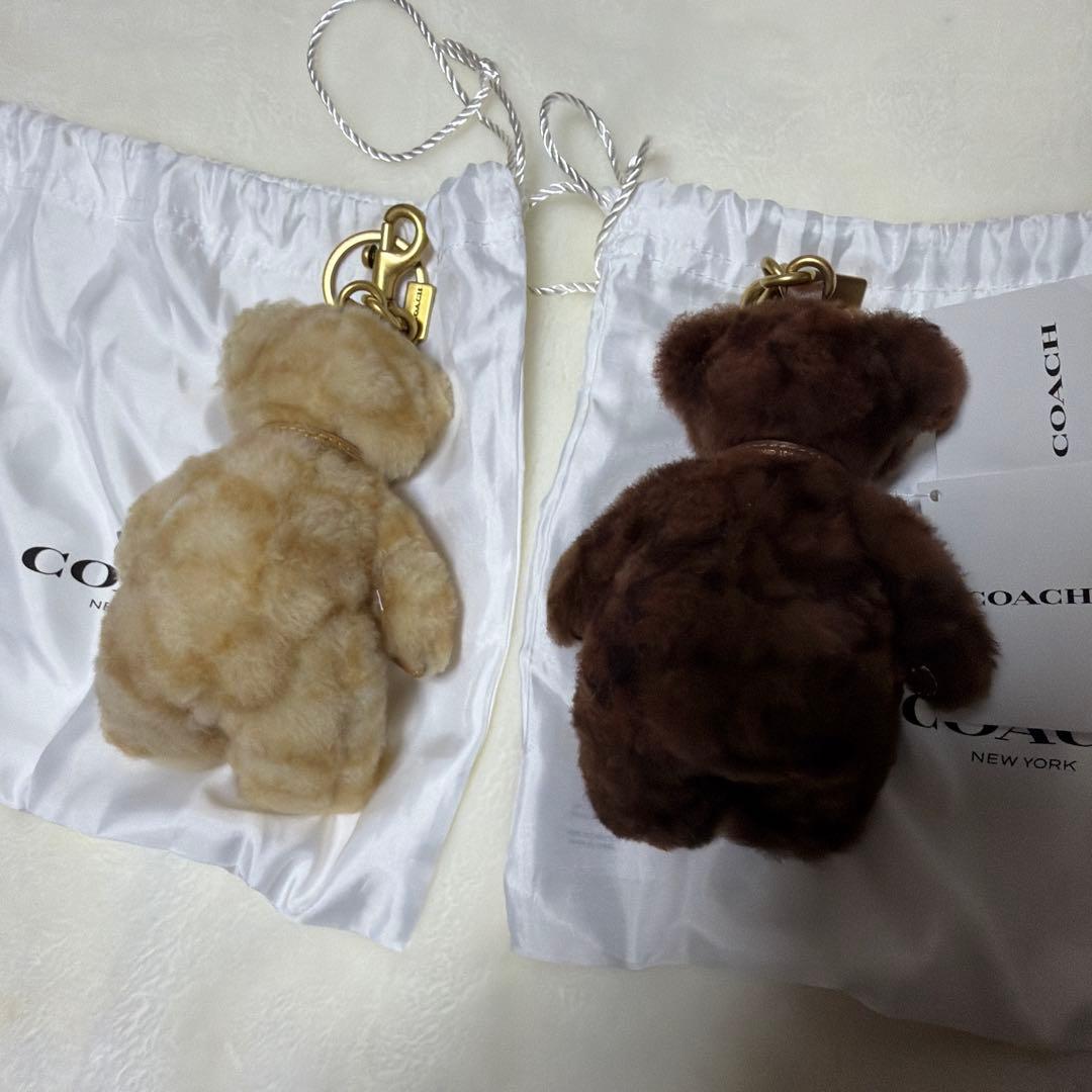 COACH ぬいぐるみストラップ 2色セット