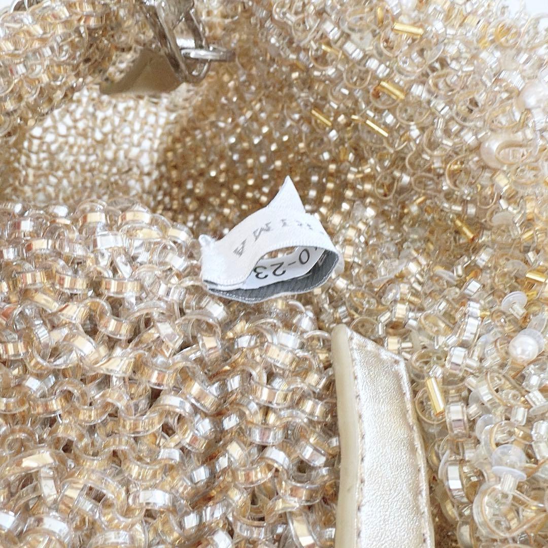 完売品　アンテプリマ　ペルラグリッター　ショルダー　ミディアム　シルバーゴールド