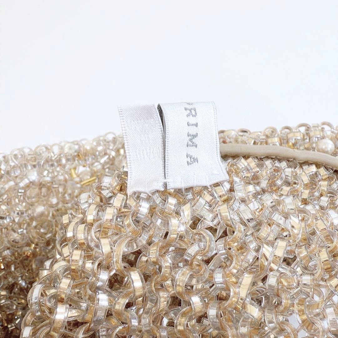 完売品　アンテプリマ　ペルラグリッター　ショルダー　ミディアム　シルバーゴールド