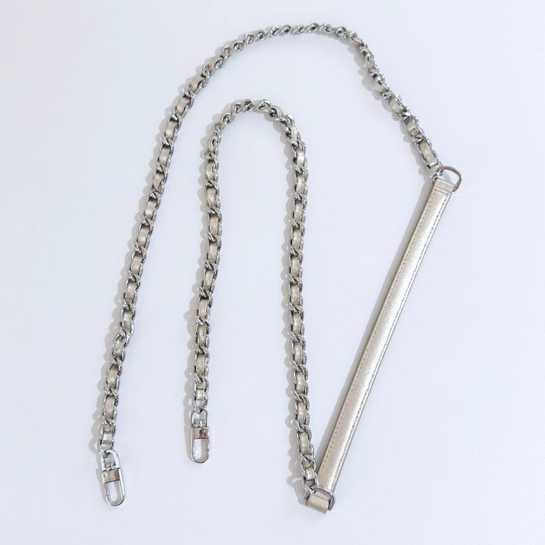 完売品　アンテプリマ　ペルラグリッター　ショルダー　ミディアム　シルバーゴールド