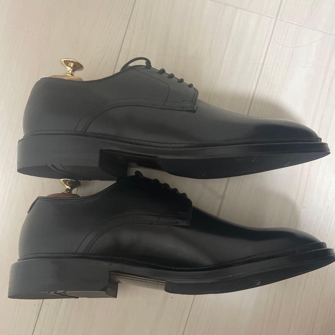 【未使用】リーガル　プレーントゥ　24.5 ブラック　J291 ハーフラバー付き