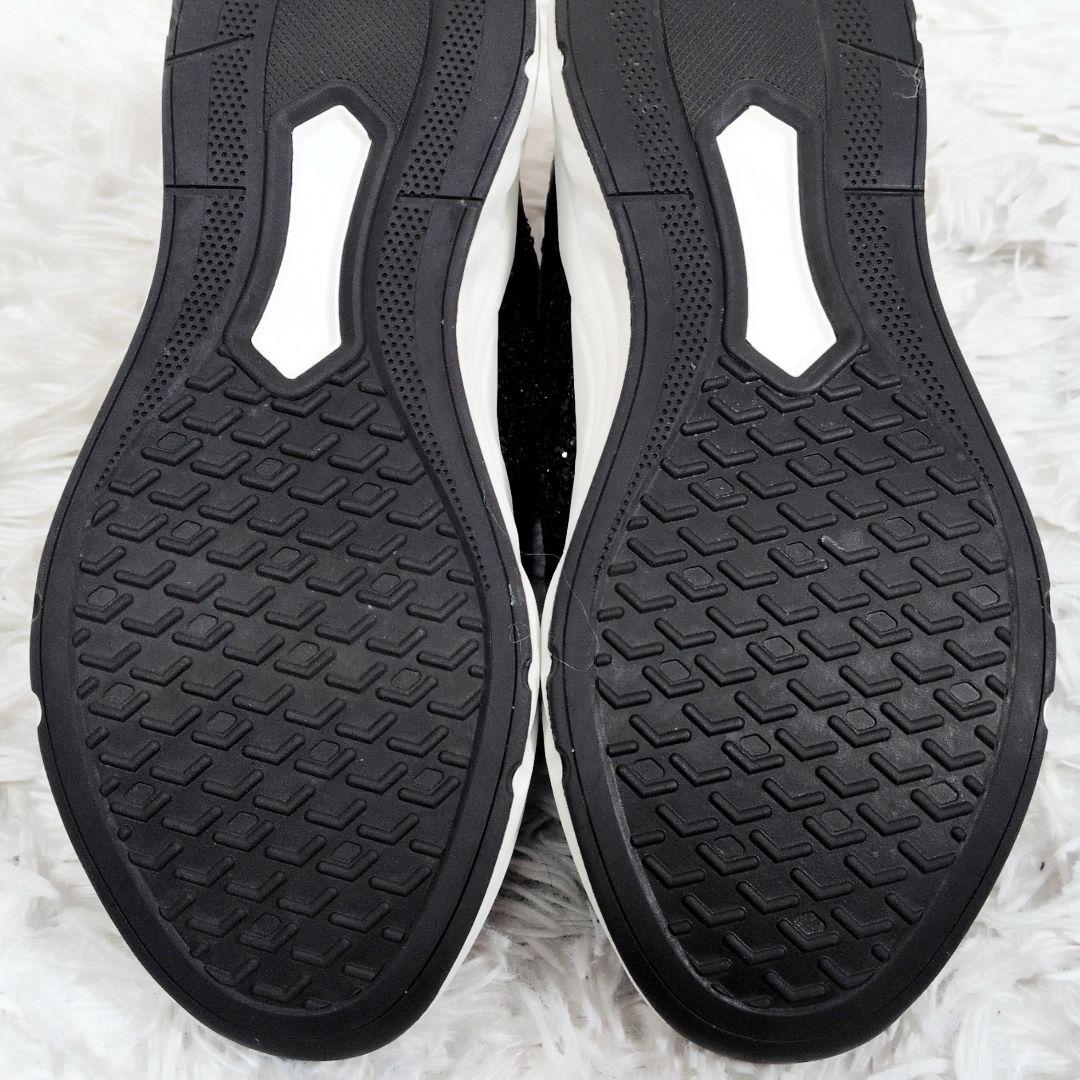 大人気モデル【美品】+diana 厚底ダッドスニーカー グリッター 足長美脚効果