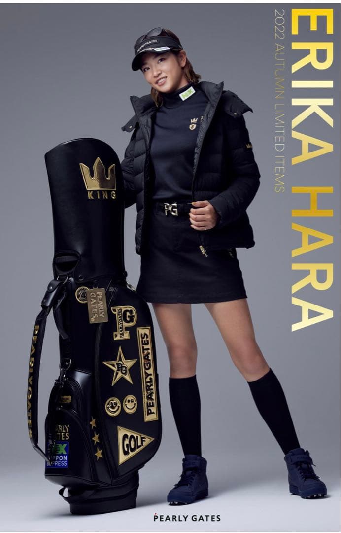 パーリーゲイツ 原プロモデル ブラック MFYハイネックカットソー サイズ0