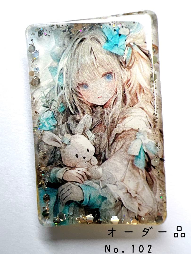 モカ吉様 レジン ヘアゴム