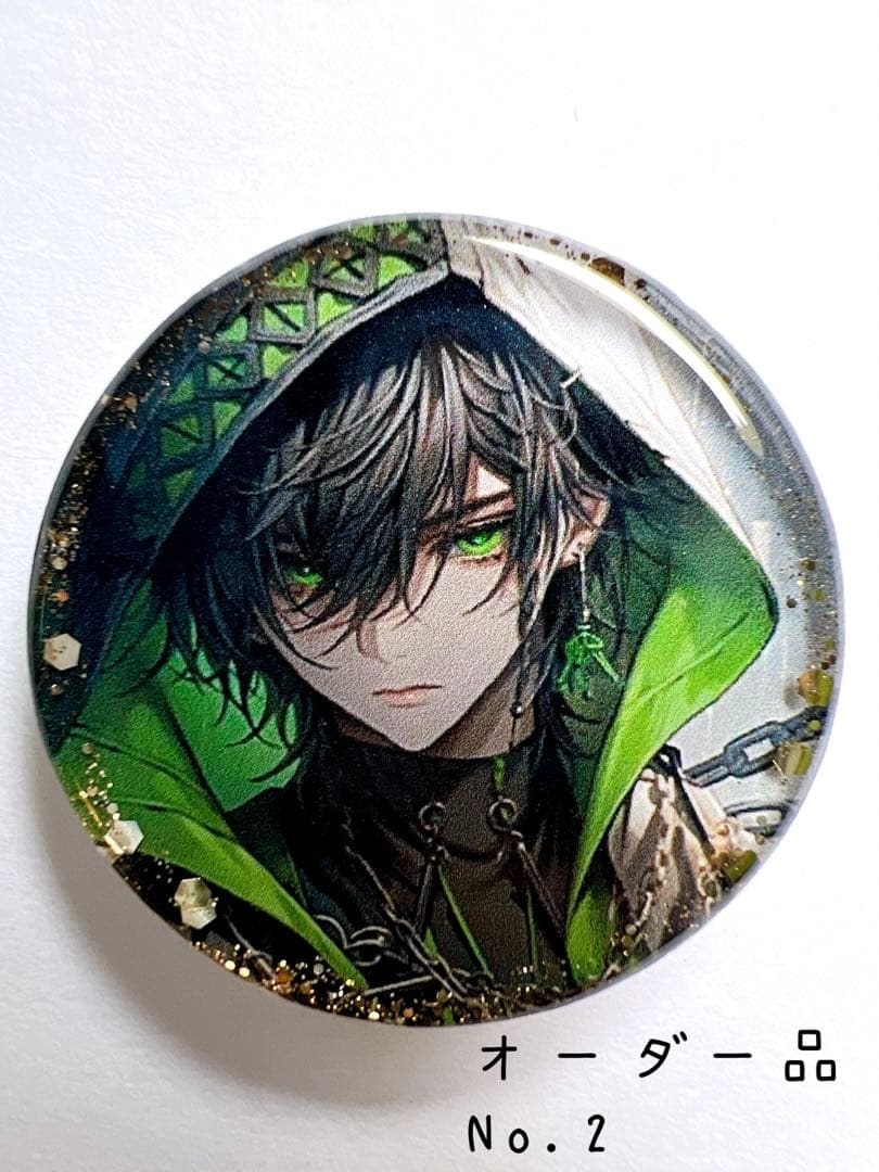 モカ吉様 レジン ヘアゴム