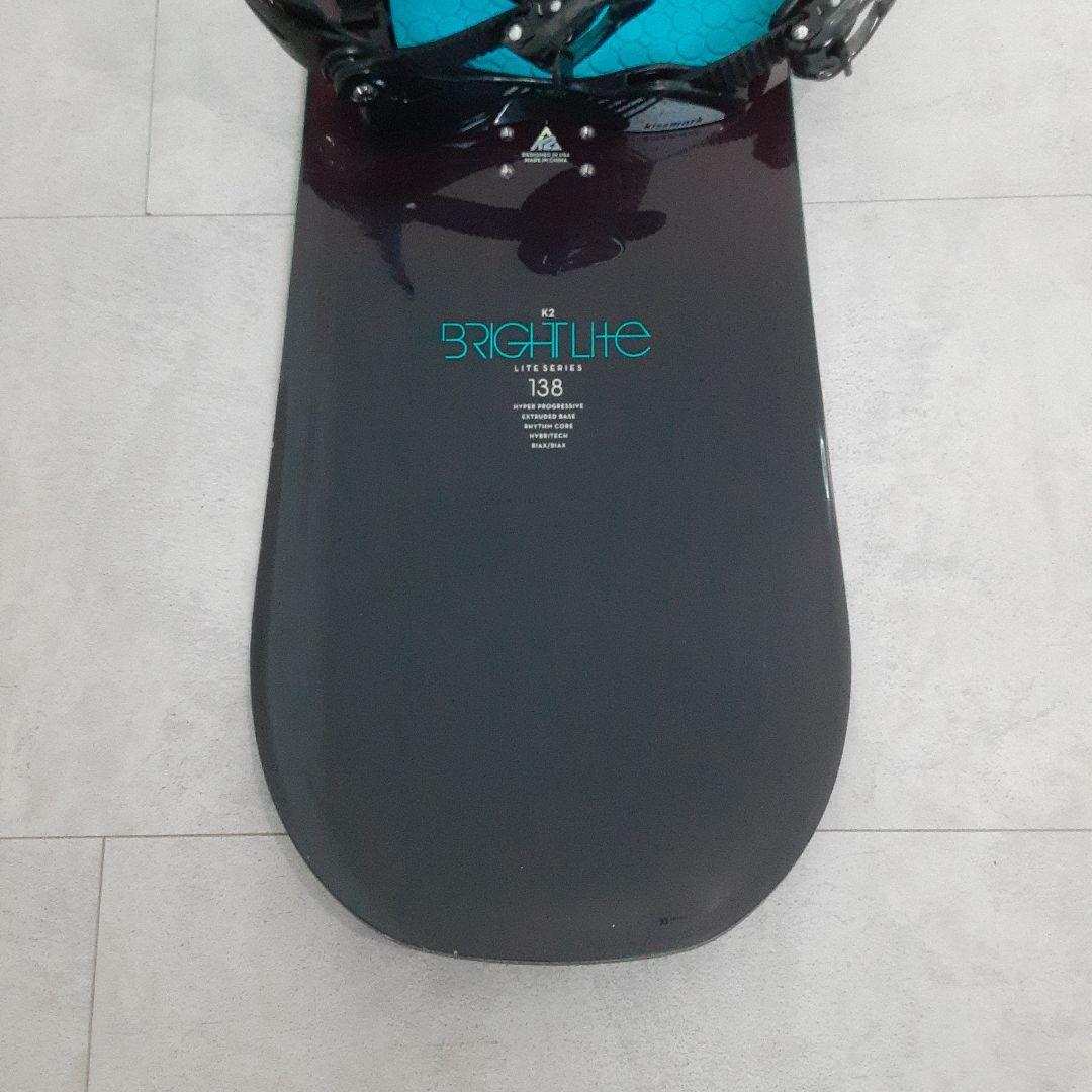 K2 BRIGHT LITE 138cm スノーボードセット ビンディング付き