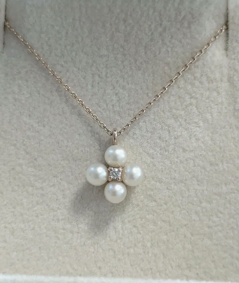 ポンテヴェキオ　パールフラワー　ネックレス