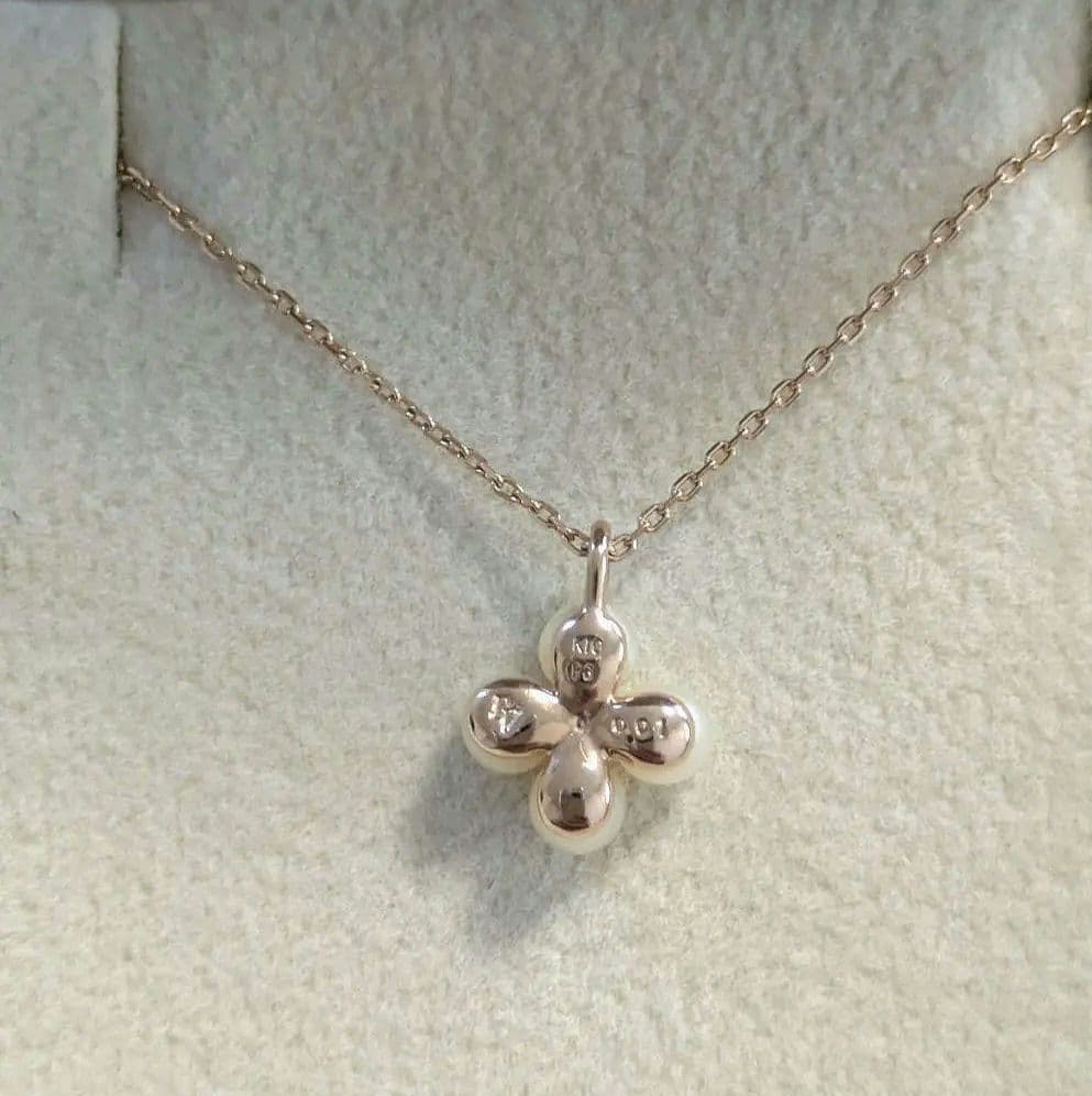 ポンテヴェキオ　パールフラワー　ネックレス