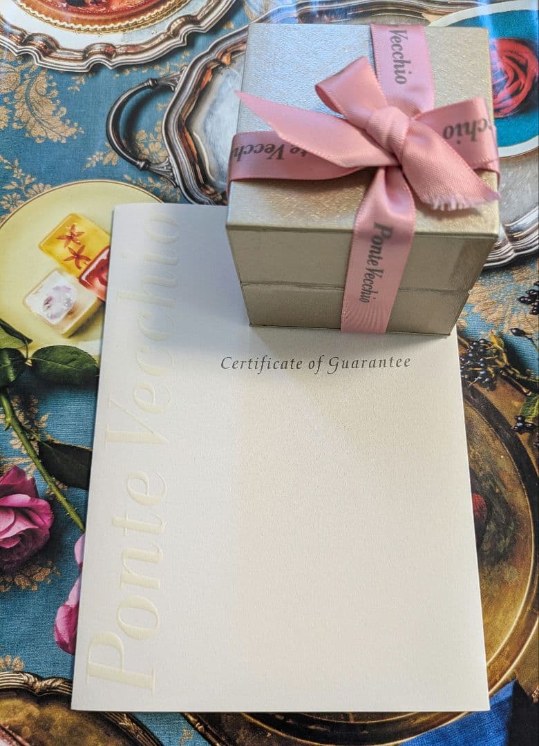 ポンテヴェキオ　パールフラワー　ネックレス