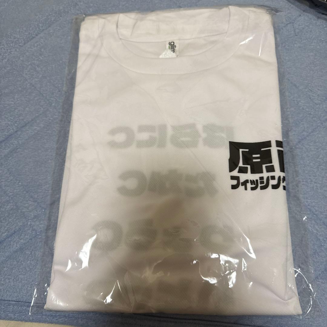 原西フィッシングクラブ　ドライTシャツ　LL(XL)サイズ　白黒セット